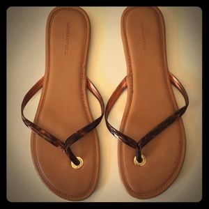 Banana Republic Factory Flip Flops Tortoiseshell